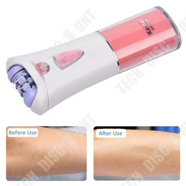 TD® Kodak Ms. Electric Epilator, KEDA-190 Mini Epilator med ljus (för fint hår)