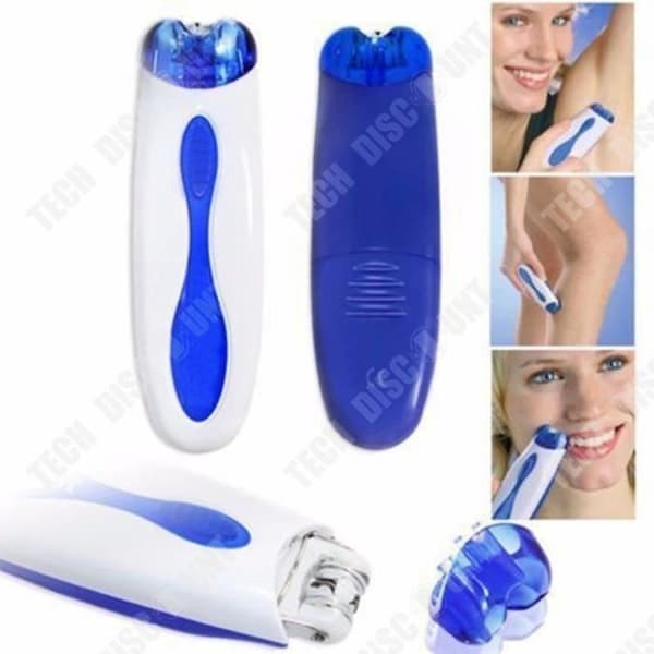 TD® wizzit-3332 Multifunktionell Elektrisk Epilator Epilator Trimmer Elektrisk Epilator Blå Med Manikyr Set