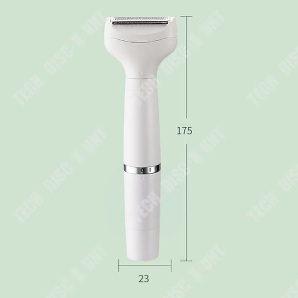 TD® 7 i 1 multifunktionell miniepilator för kvinnor Elektrisk ögonbrynstrimmer Noshårtrimmer Miniepilator