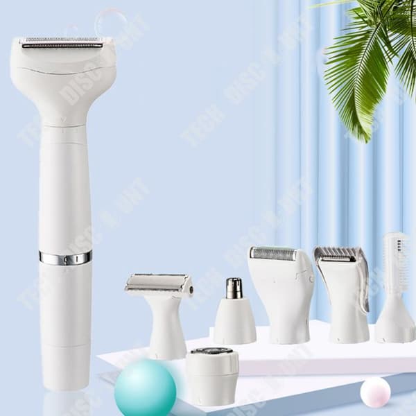 TD® 7 i 1 multifunktionell miniepilator för kvinnor Elektrisk ögonbrynstrimmer Noshårtrimmer Miniepilator