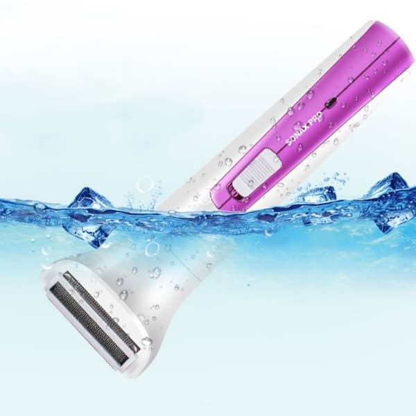 Elektrisk epilator - teknisk rabatt - 3 i 1 - autonomi 60 min - Använd under vatten - lila