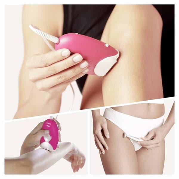 Braun Silk-épil 3 3-420 Hallon-vit rosa epilator med bikinitrimmer
