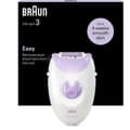 Miniatyrbild 2 av 6: Trådgående epilator - BRAUN - SILK EPIL 3-000 - 2 hastigheter - Lila