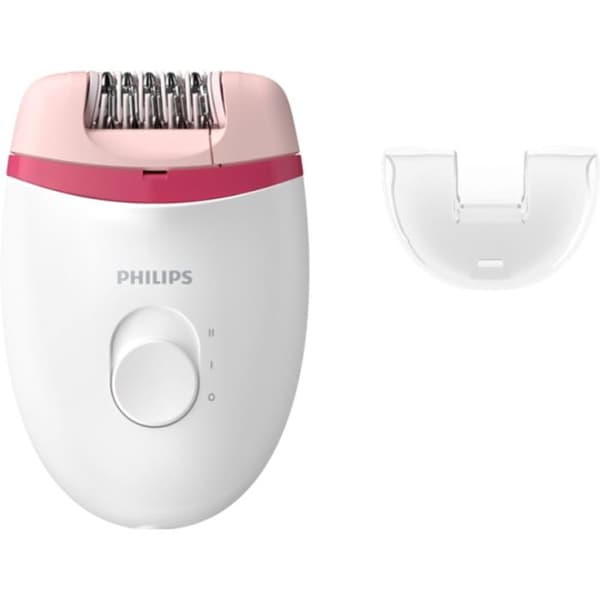 Philips Satinelle Essential Epilator - Vit Ros - 15 V - Ergonomisk design - Autonomi 40 min