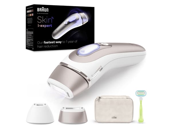 Braun Skin i-expert PL7147, Rose Gold, Vit, Intensivt pulserat ljus (IPL), AC