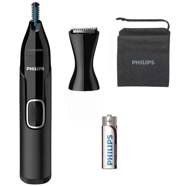 Philips näshårstrimmer för män kvinnor Elektrisk Go Shave-näshårssax Magisk trimmer Multifunktionsstyler