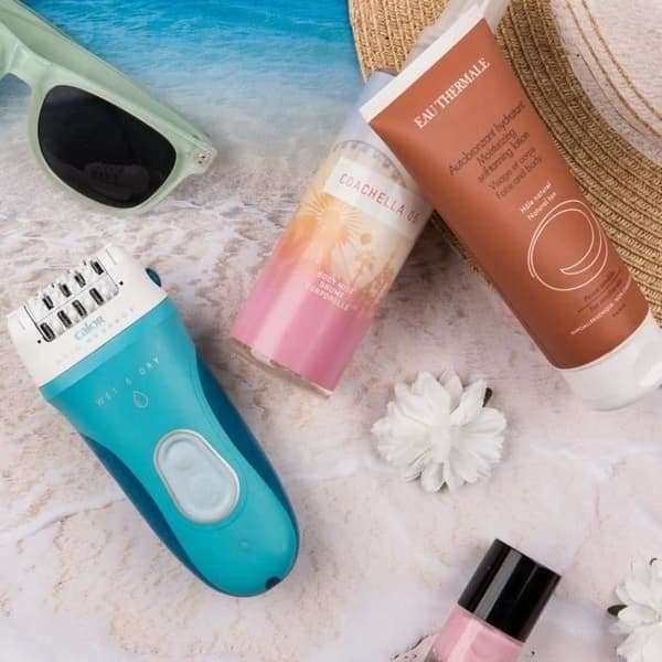 CALOR - Uppladdningsbar epilator - Skin Respect - autonomi 40 min - blå/vit - EP8030C0