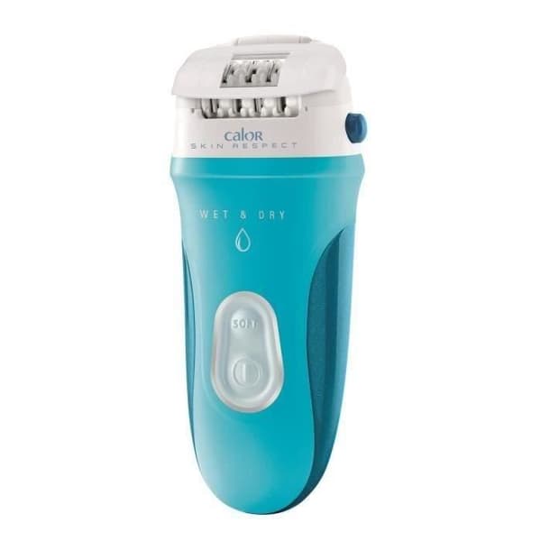 CALOR - Uppladdningsbar epilator - Skin Respect - autonomi 40 min - blå/vit - EP8030C0