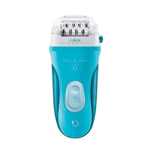 CALOR - Uppladdningsbar epilator - Skin Respect - autonomi 40 min - blå/vit - EP8030C0