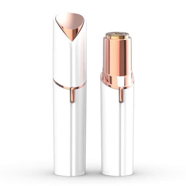 OBOSOE smertefri genopladelig ansigtshårfjerner – elegant læbestiftdesign med indbygget LED-lys