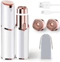 Miniatyrbillede 2 af 10: OBOSOE smertefri genopladelig ansigtshårfjerner – elegant læbestiftdesign med indbygget LED-lys