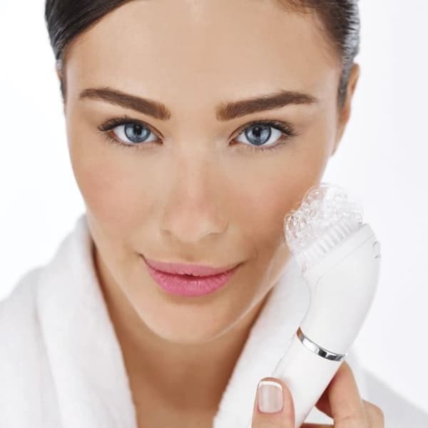 Braun FaceSpa 810 sähköinen epilaattori naisille, kasvojen karvanpoisto, puhdistusharja, kasvojen karvanpoistoon ja puhdistukseen