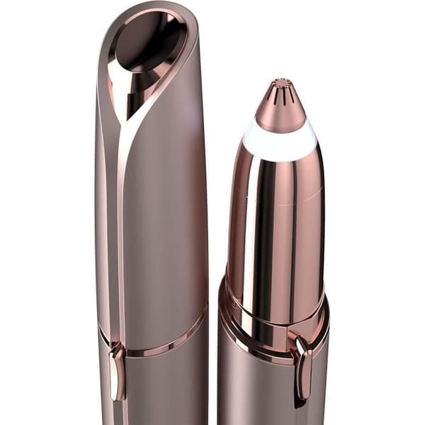 Viimeistelysilaus Flawless Brows - Uuden sukupolven ladattava tarkkuuskulmakarvatrimmeri - Hellävarainen ja turvallinen - Valkoinen