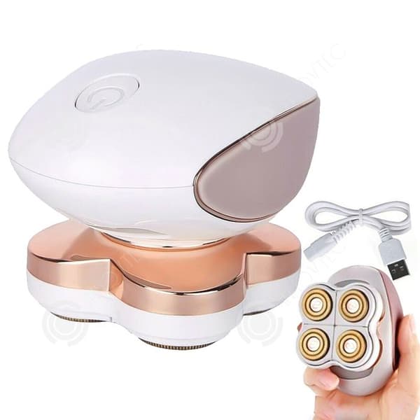 INN Epilator 500mAH 4 svävande klipphuvuden epilator för kvinnor Anpassar sig efter hudens konturer elektrisk epilator Smärtfri och d