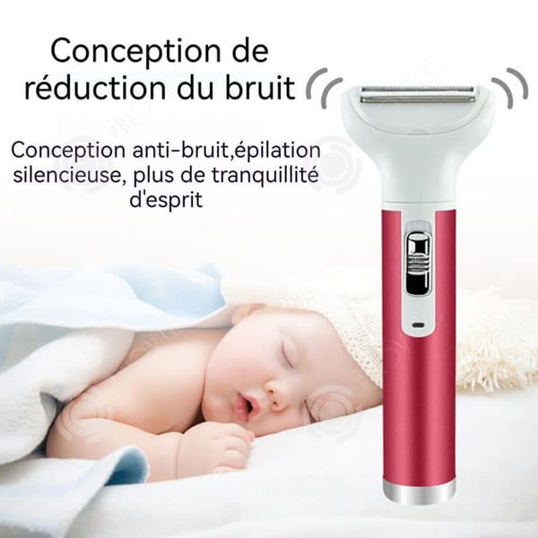 INN Epilator 5 i 1 400mah Multifunktionell epilator för kvinnor Mjukt och bekvämt rakning Tvättbart blad Rakapparat för f