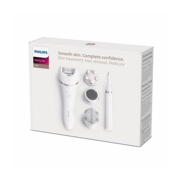 Elektrisk epilator - Philips - BRE770/92 - 9 tillbehör - 2 hastigheter - Tvättbart huvud