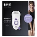 Pikkukuva 4 / 6: Elektrisk epilator - BRAUN - SE 5-505P - 2 hastigheter - Vit