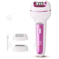 Miniatyrbild 1 av 4: INN Elektrisk epilator 3 i 1 5W vattentät epilering rakning slipning fötter uppladdningsbar blad i rostfritt stål rakapparat för kvinnor