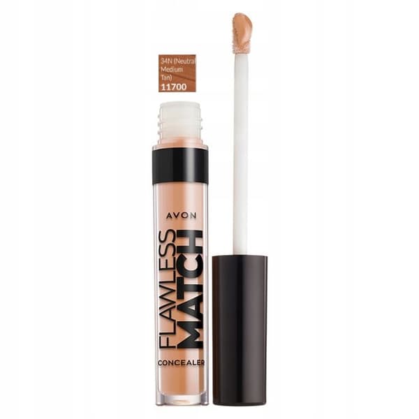AVON Flawless Match Neutral Medium Tan 34 N Flytande Concealer