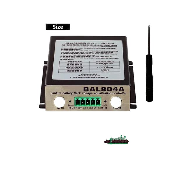 Lithiumbatteri Equalization Controller, 8A Strømbalancering, 4S-24S Kompatibilitet,4S 8A Med Etui