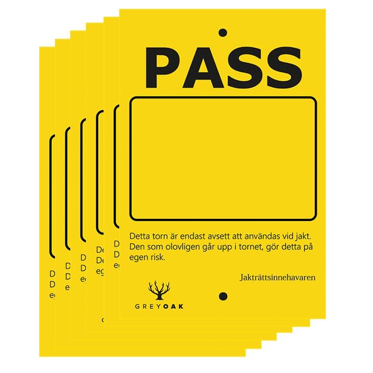 Passkylt Jakttorn 10-p