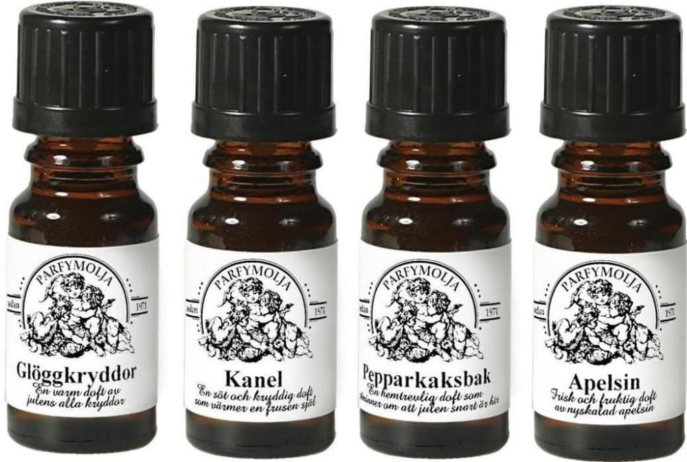 Doftolja Jul Kanel Glögg Pepparkaka Apelsin 4-pack Interlam