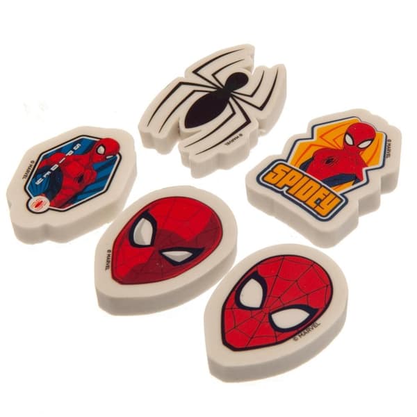 Spider-Man Raderingssats (förpackning med 5 stycken) White/Red/Black One Size