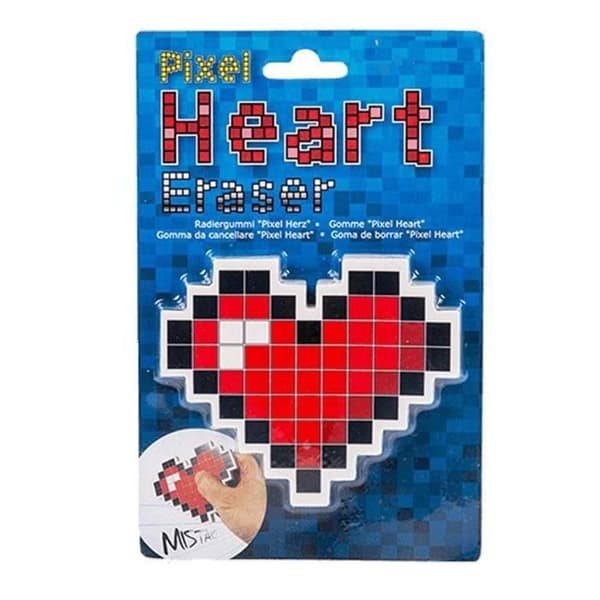 Pixel Heart Eraser - Maestro Gift - Kontorsdekoration