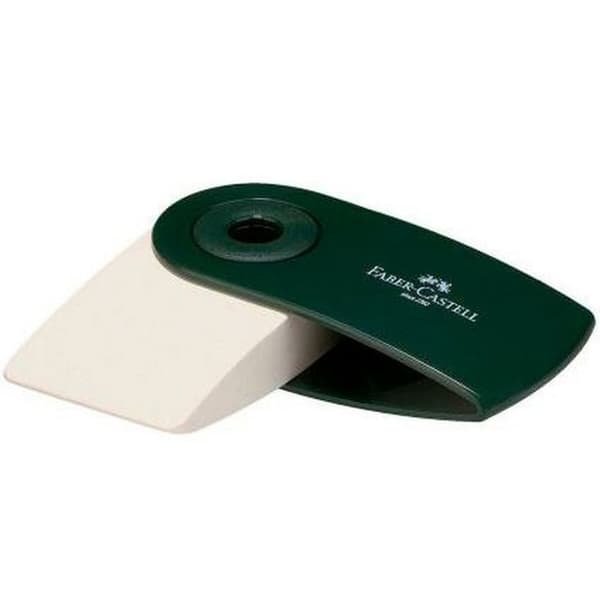 Suddgummi Faber-Castell Sleeve Mini Väska Grön (12 antal)