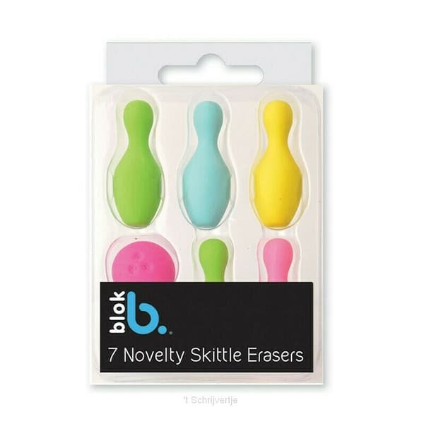 Spot on Gifts Skittle Erasers (Pack of 7)