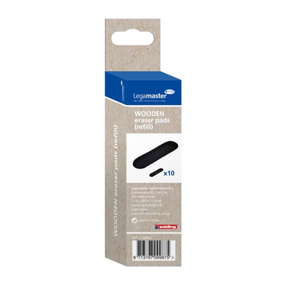 Filtpuder til Træ magnetisk whiteboard viskelæder - refill 10 stk