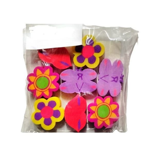 Parties Rus Suddgummin med olika motiv (8-pack) Multicoloured One Size