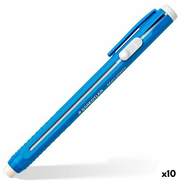 Utdragbart suddgummi Staedtler Mars Plastic Blå (10 antal)