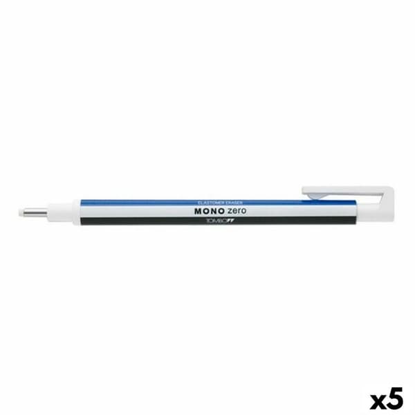 Utdragbart suddgummi Tombow Mono Zero Blå Vit Svart (5 antal)