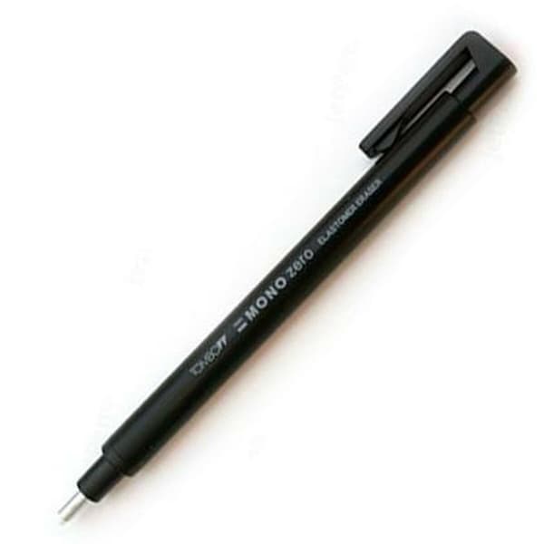 Suddgummi Tombow MONO ZERO Svart (5 antal)