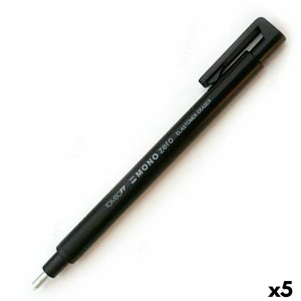 Pyyhekumi Tombow MONO ZERO Musta (5 osaa)