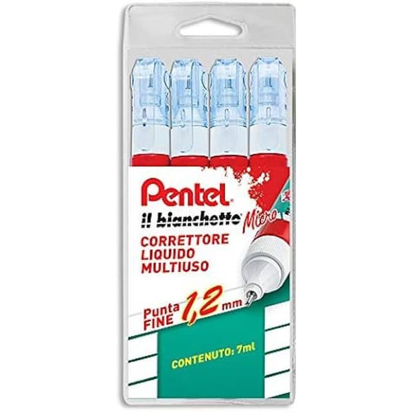 Korrigeringsflaska - Pentel 0100848 - Snabbtorkande - Vit - Vuxen - Unisex