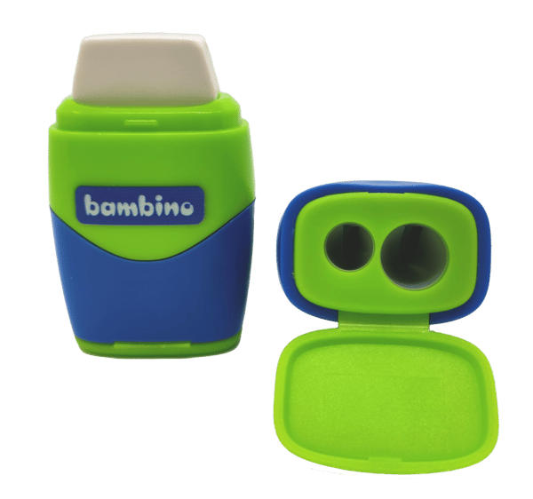 Eraser + Sharpener 2in1 Bambino