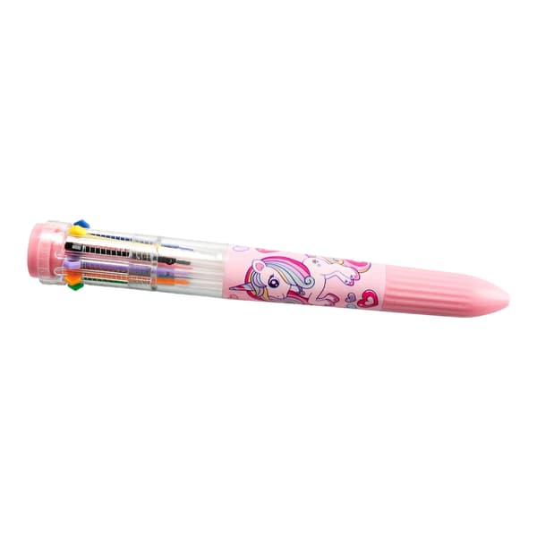 Unicorn Penna med 10 färger