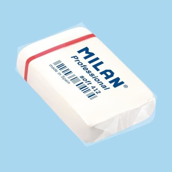 MILAN Blister 2 suddgummi Professional Soft 412