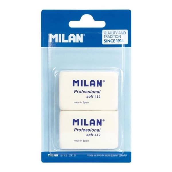 MILAN Blister 2 suddgummi Professional Soft 412