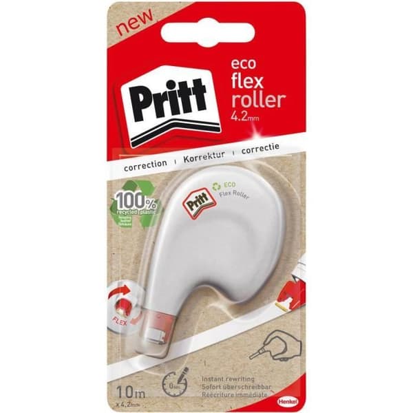 ECO Flex korrigeringsrulle - PRITT - vit - 4,2 mm - 10 m