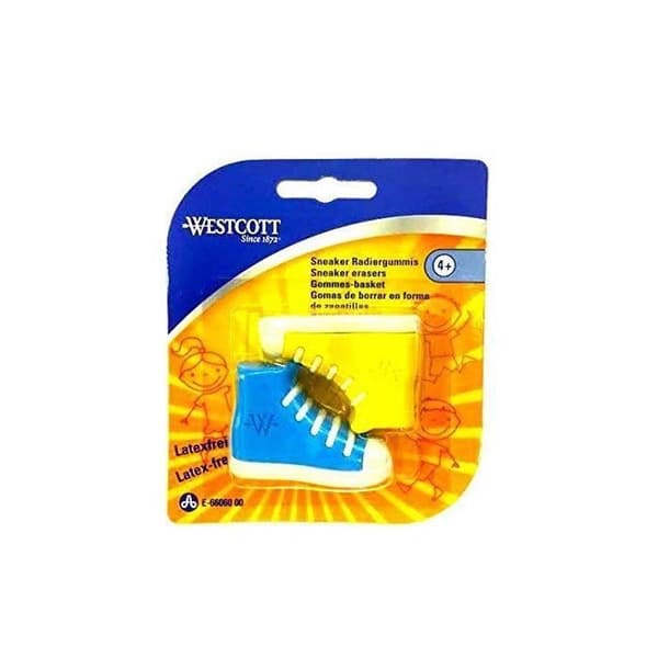 Westcott 66060 00 Gum Sneakers, paket med 2, olika färger