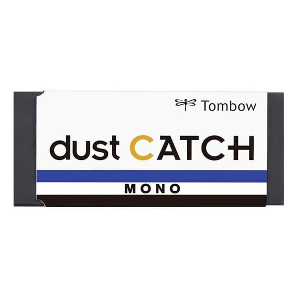 Plastsuddgummi - TOMBOW - MONO dust CATCH - Svart - Radering utan rester - Kompakta mått