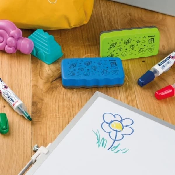 Magnetisk sudd för whiteboard - grön färg