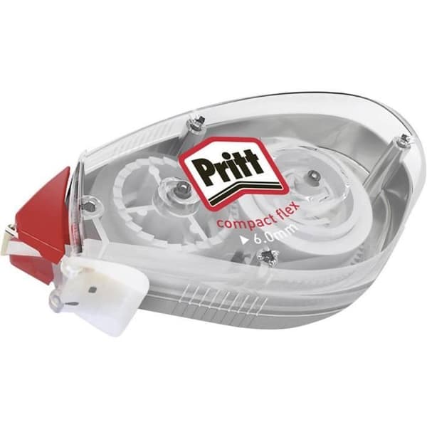 PRITT kompakt korrigeringsrulle - flex 6 mm - vit