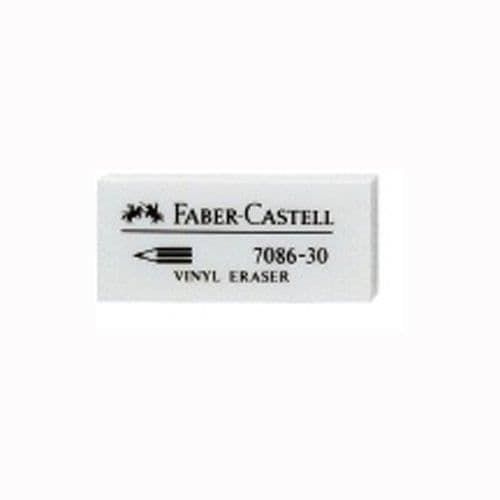 Gummiplast - FABER-CASTELL - 7086-30 - Vit - Optimal torkning - 41x18x11mm
