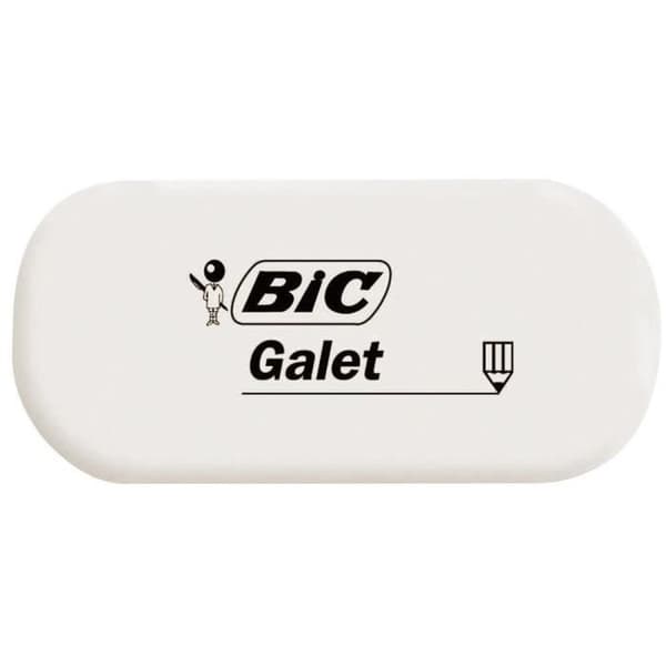 Suddgummi - BIC - GALET - Paket med 12 - Utan fodral - Syntetgummi