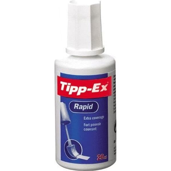 TIPPEX RAPID korrigeringsflaska 20 ml - TIPP-EX märke - Vit