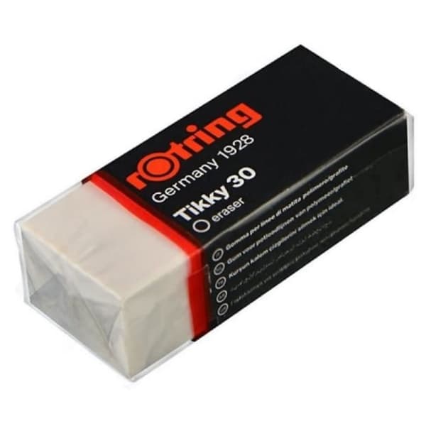 Gummiborst - ROTRING - Tikky 30 - Ergonomisk - Precision - Modern design